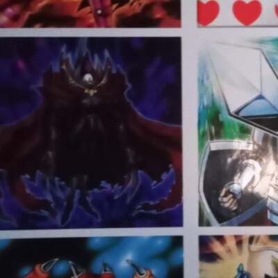 Collectable yu-gi-oh sticker- Destiny Hero Doom lord-image