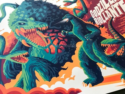 Tom Whalen Mondo Godzilla vs Biollante Limited Variant Movie Art Print Poster-image