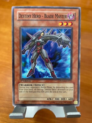 Destiny Hero - Blade Master 1st Edition POTD-EN015 | Common | YuGiOh! Light Play-image