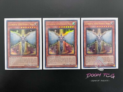 Yugioh Elemental HERO Honest Neos LDS3-EN102 1st Ed UR 🟡 (3x) “HERO Support”-image