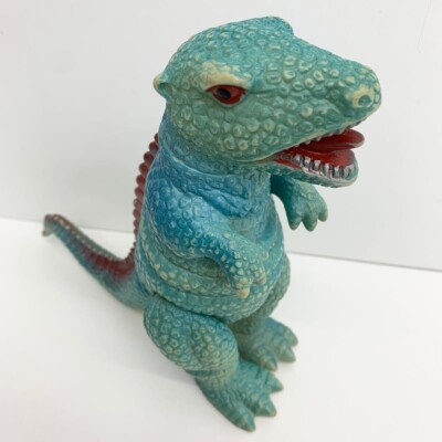 Vintage Bullmark Gorosaurus Soft Vinyl Figure 21cm Godzilla Kaiju Retro Toy-image