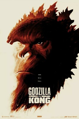 Godzilla vs Kong Poster LIMITED EDITION CONFIRMED ORDER! Only 200 made 📈📈-image