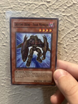 YUGIOH DESTINY HERO FEAR MONGER CP06-EN002 SUPER (MP)-image