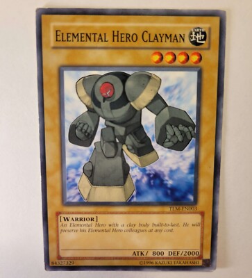 Yu-Gi-Oh! Elemental Hero Clayman TLM-EN003 - Lost Millennium Unlimited Common LP-image