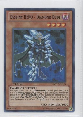 2011 Mega-Pack 1st Edition Destiny HERO - Diamond Dude #LCGX-EN124 0d2-image