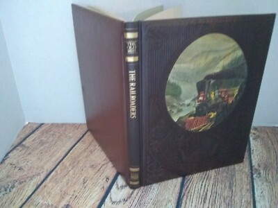 Timelife Railroad Maps The Railroader Leather Look Bound-image