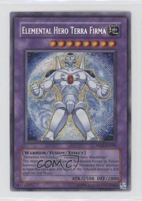 2008 Yu-Gi-Oh! Premium Pack 2 Elemental HERO Terra Firma #PP02-EN009 1z8-image
