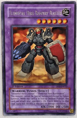 Yu-Gi-Oh! TCG:Elemental Hero Rampart Blaster:DuelistPack1:Jaden Yuki:1st Edition-image