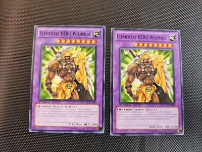 Yugioh Elemental HERO Wildedge LCGX-EN049 Common NM X2-image