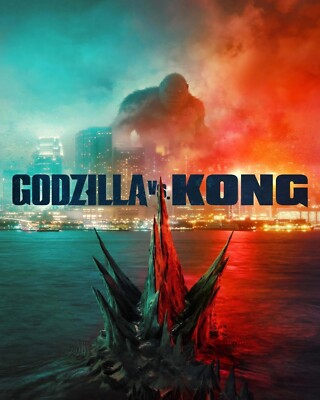 Godzilla vs Kong 2021 Movie Ad Reprint 8.5