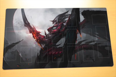 N1716# Yugioh TCG Deck Game Playmat Destiny HERO Destroyer Phoenix Play Mat-image
