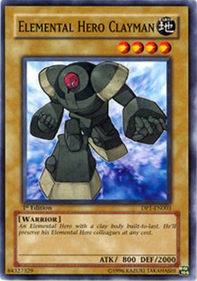 4x Near Mint Elemental Hero Clayman - DP1-EN003 - Common - 1st Edition - YuGiOh -image