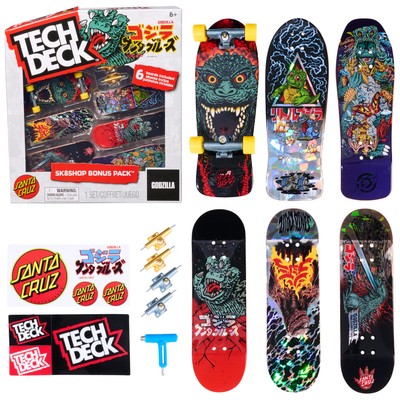 , Godzilla Sk8shop Fingerboard Bonus Pack, Collectible and Customizable Mini ...-image