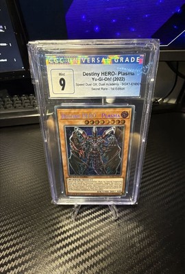 Yu-Gi-Oh! CGC MINT 9 Destiny HERO - Plasma SGX1-ENB01-image