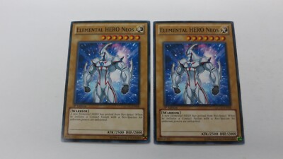 2x ELEMENTAL HERO NEOS   LCGX-EN008  1ST EDITION COMMON YUGIOH  NM UNPLAYED-image