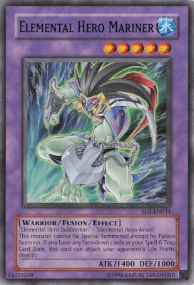 Yu-Gi-Oh! Elemental Hero Mariner EOJ-EN034 Common Unlimited NM-image