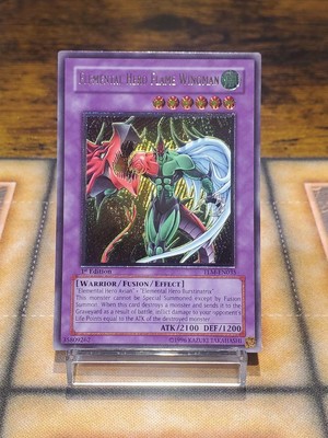 Yu-Gi-Oh Elemental HERO Flame Wingman TLM-EN035 1st Edition Ultimate English-image