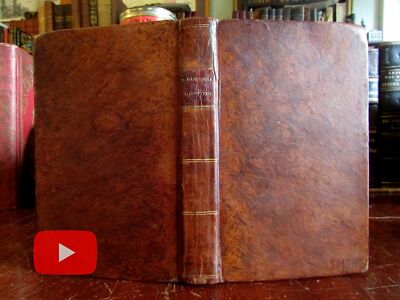 New Hampshire 1823 State Gazetteer 8 engraved views fine leather book-image