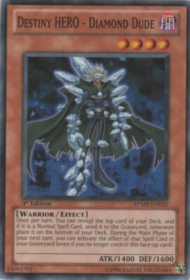Destiny HERO - Diamond Dude - RYMP-EN033 - Common - 1st Edition LP YuGiOh!  Ra Y-image