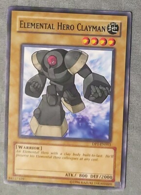 Yugioh! LP Elemental Hero Clayman - DP1-EN003 - Common - Unlimited Edition Light-image