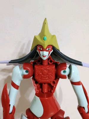 Elemental hero Burstinatrix Yu-Gi-Oh GX 360 joynt  figure RARE ! incomplete -image