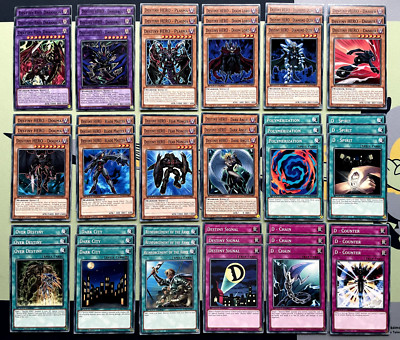 YUGIOH Destiny HERO 54 Cards Deck Core SGX1 NEAR MINT 1st Edition SPEED DUEL-image