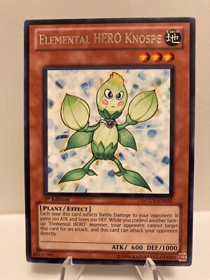 Yu-Gi-Oh! Elemental HERO Knospe  LCGX-EN035 Silver Lettered Rare 1st Ed NM-image