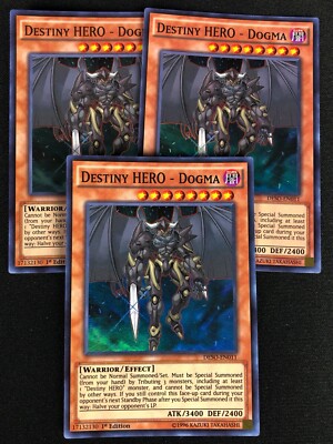 YUGIOH DESTINY HERO DOGMA DESO-EN011 1ST SUPER X3 (NM)-image