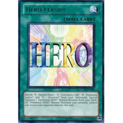 x3 Hero Flash!! - LCGX-EN092 - Rare - Unlimited Edition-image
