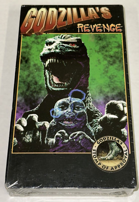 NEW! SEALED! Godzilla's Revenge (VHS 1998) vintage Sci-Fi Movie Video Artwork-image