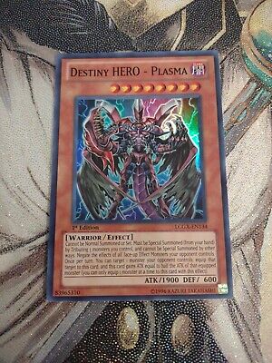 Yugioh - Destiny HERO - Plasma - Super Rare - 1st Edition - LCGX-EN134 - LP-image
