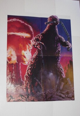 Godzilla Poster # 1 Original Movie Promotional Art! Cozzilla King of Monsters-image