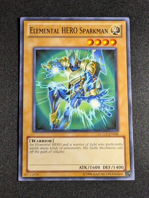 Yugioh - Elemental HERO Sparkman LCGX-EN006 Unlimited Common NM-image