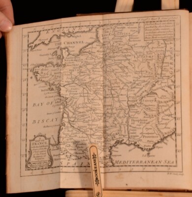 1754-56 2Vol History of the Antient Parliaments of France Boulainvilliers Map-image
