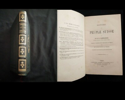History The People Swiss By The Dr K.Daendliker Librairie Germinate Baillière-image