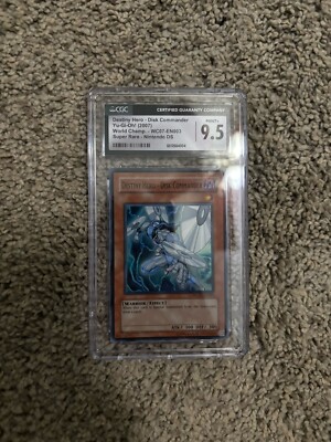 Destiny Hero - Disk Commander WC07-EN003 CGC 9.5 MINT+ POPULATION 1-image