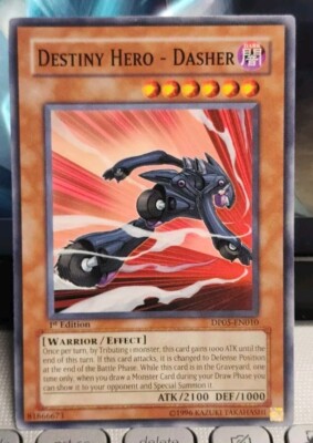 Yu-Gi-Oh! Destiny Hero - Dasher DP05-EN010 Common 1st Ed-image