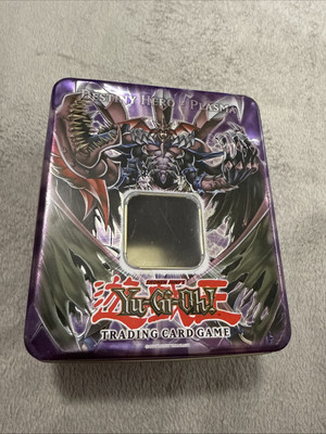 YUGIOH 2007 DESTINY HERO PLASMA COLLECTABLE TIN! USED (EMPTY)-image