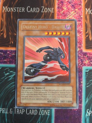 Yu-Gi-Oh! Destiny Hero - Dasher POTD-EN017 Unlimited Rare NM-image