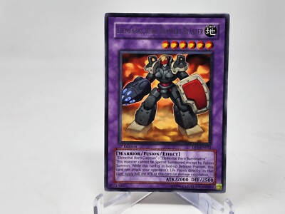 Yu-Gi-Oh! Elemental Hero Rampart Blaster DP1-EN012 1st Edition Rare LP-image