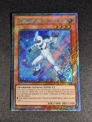 Yugioh - Elemental HERO Neos Alius RA03-EN184 1st Edition Platinum Secret NM-image