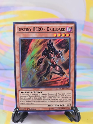 Yu-Gi-Oh TCG Card | Destiny HERO - Drilldark DESO-EN001 First Edition-image