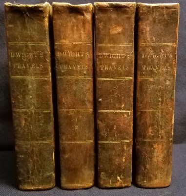 Timothy Dwight Travels in New England New York 1821-1822 4 Vols w/Fold-out Maps-image