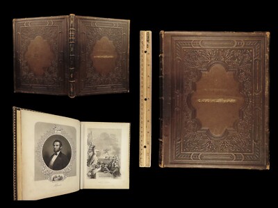 1862 EXQUISITE 1ed War with South CIVIL WAR Military Tomes Gettysburg MAPS-image