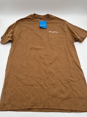Columbia X Big Foot X Sasquatch Stole My Beer Adults Sz M Brown Tshirt-image