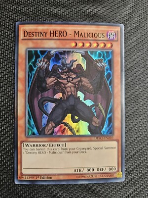 Destiny Hero-Malicious DESO-EN010 1st ED Super Rare NM -image