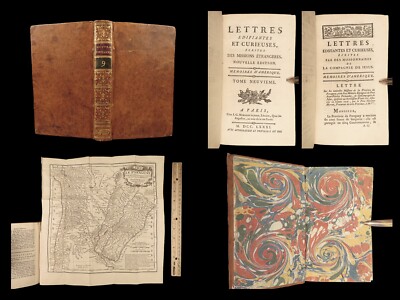 1781 Jesuit PARAGUAY Voyages Missions Guarani Brazil Argentina MAP Edifiantes-image
