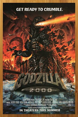 Godzilla 2000 Movie Vintage Print Ad/Poster Official Kaiju Monster Promo Art 00s-image