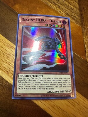 Destiny HERO - Dasher OP18-EN004 Unlimited Edition Super Rare PL + BONUS-image