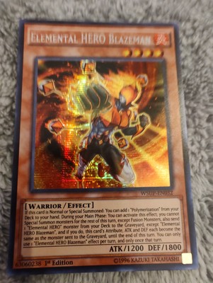 YU-GI-OH! ELEMENTAL HERO BLAZEMAN 1ST EDITION-image